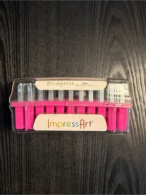 ImpressArt Upper Case Bridgette 3mm Metal Stamp Set